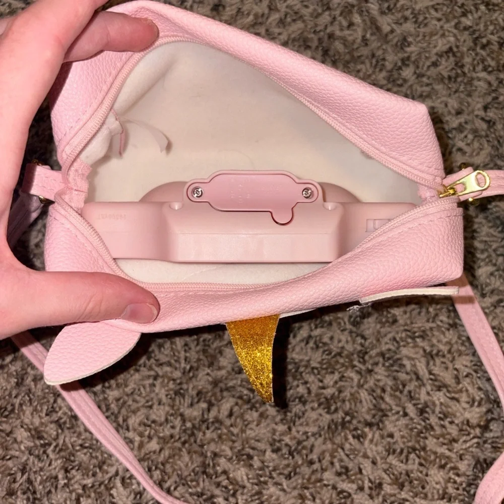 Purse Pets: Charming Pink Unicorn Kids Bag Battery Powered w Batteries Included